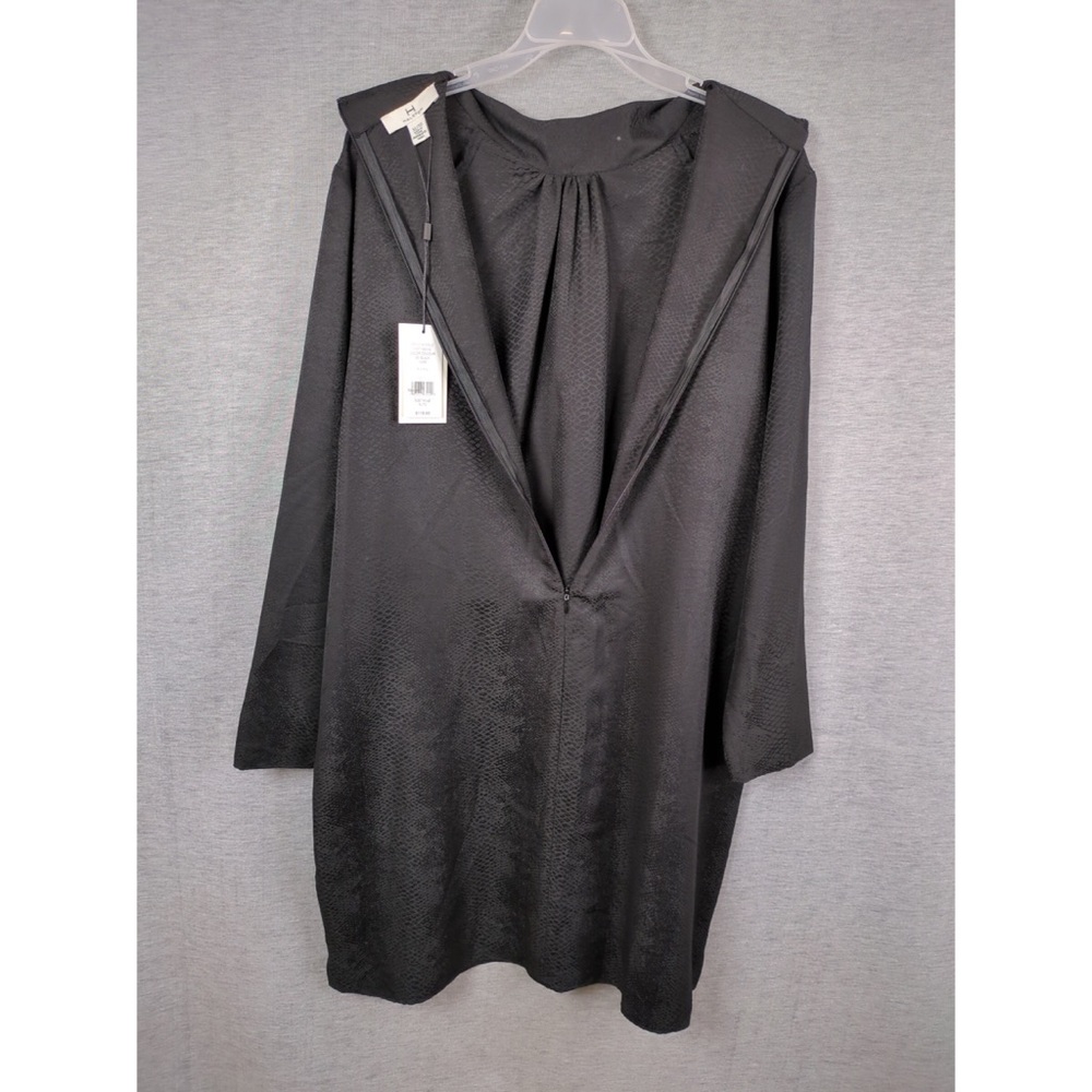 2x 👯‍♀️Host Pick⚡️H by Halston Snakeskin Print Mock Neck Dress - Picture 5 of 9